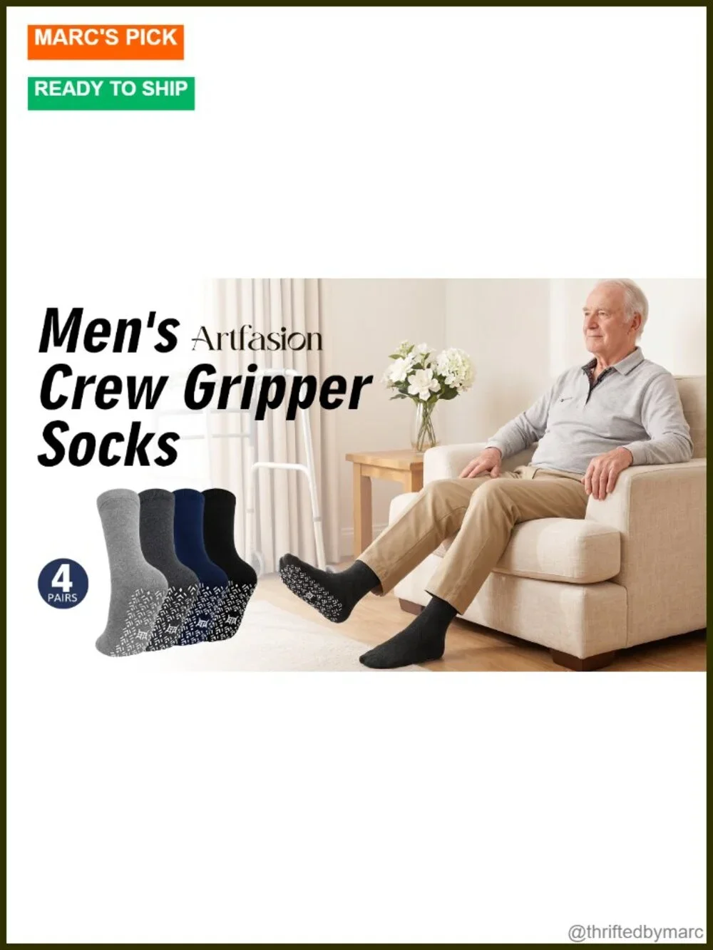 Non Slip Grip Socks for Yoga Pilates Hospital